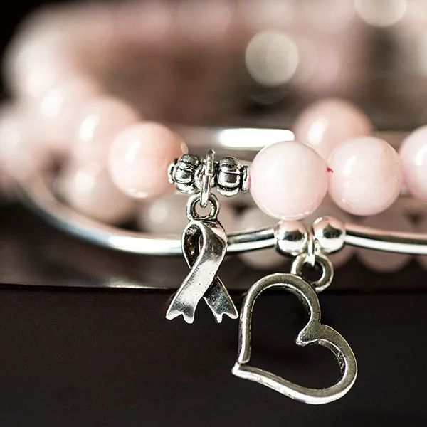 Elephant | Soft Bangle Charm Bracelet | Sodalite