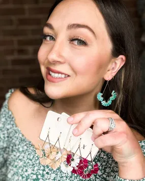 Fanned Crystal Earring