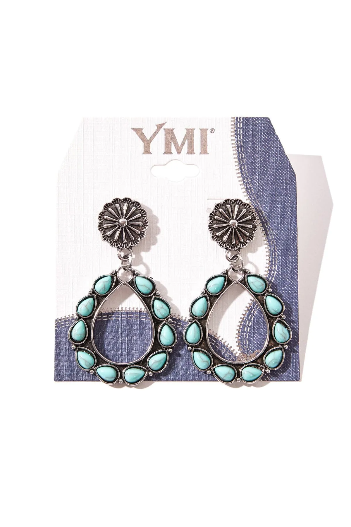 Faux Stone Statement Earrings