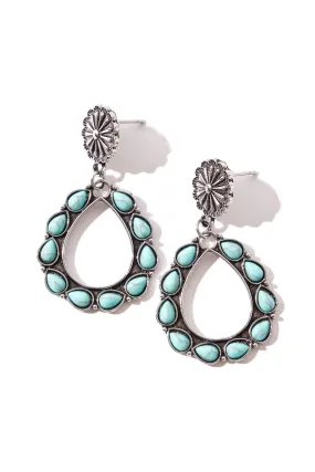 Faux Stone Statement Earrings