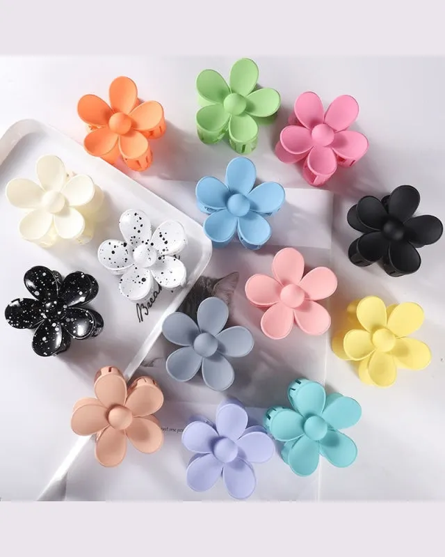 Flower Claw Clips