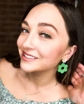 Flower Drop Earring