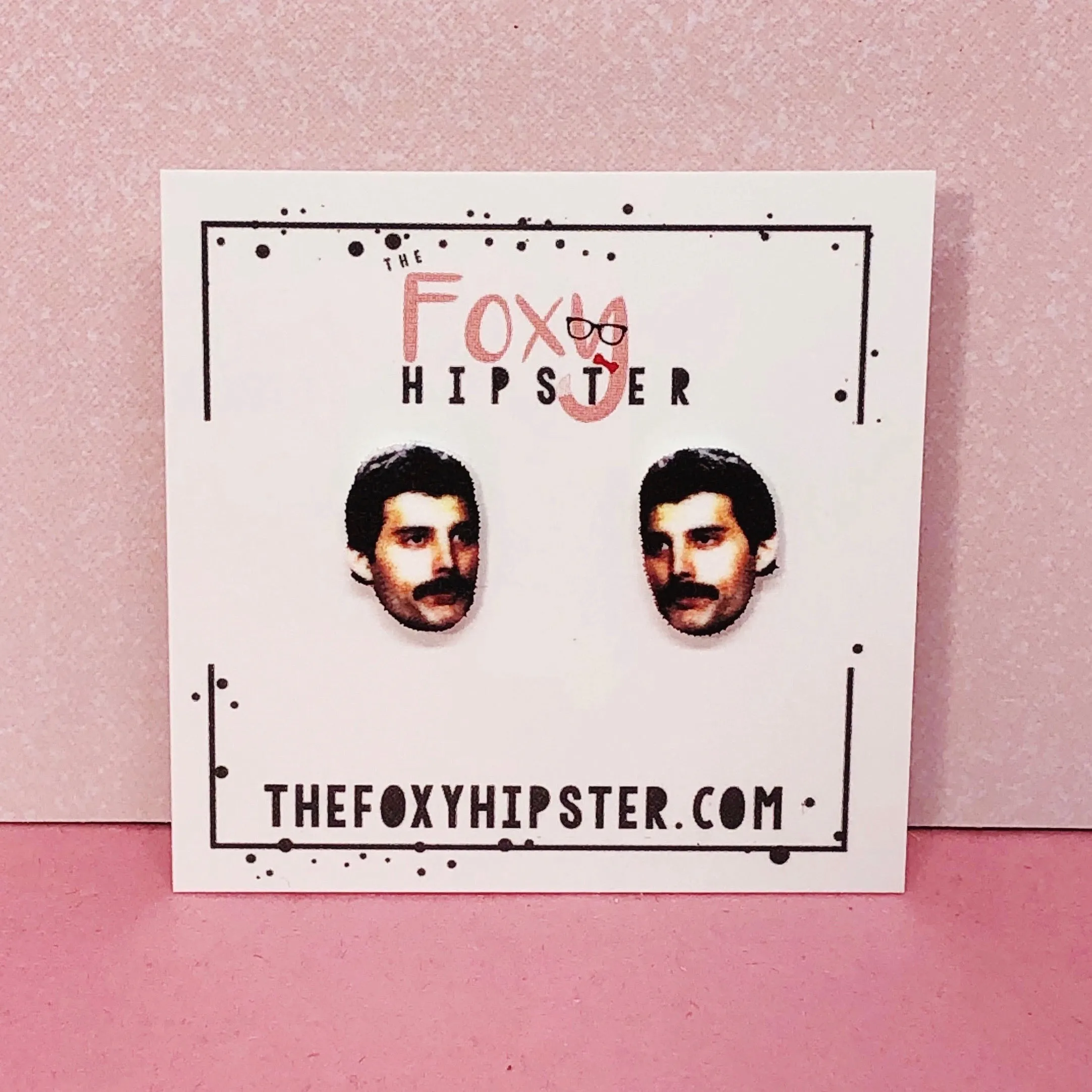 Freddie Mercury Stud Earrings