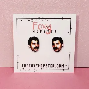 Freddie Mercury Stud Earrings