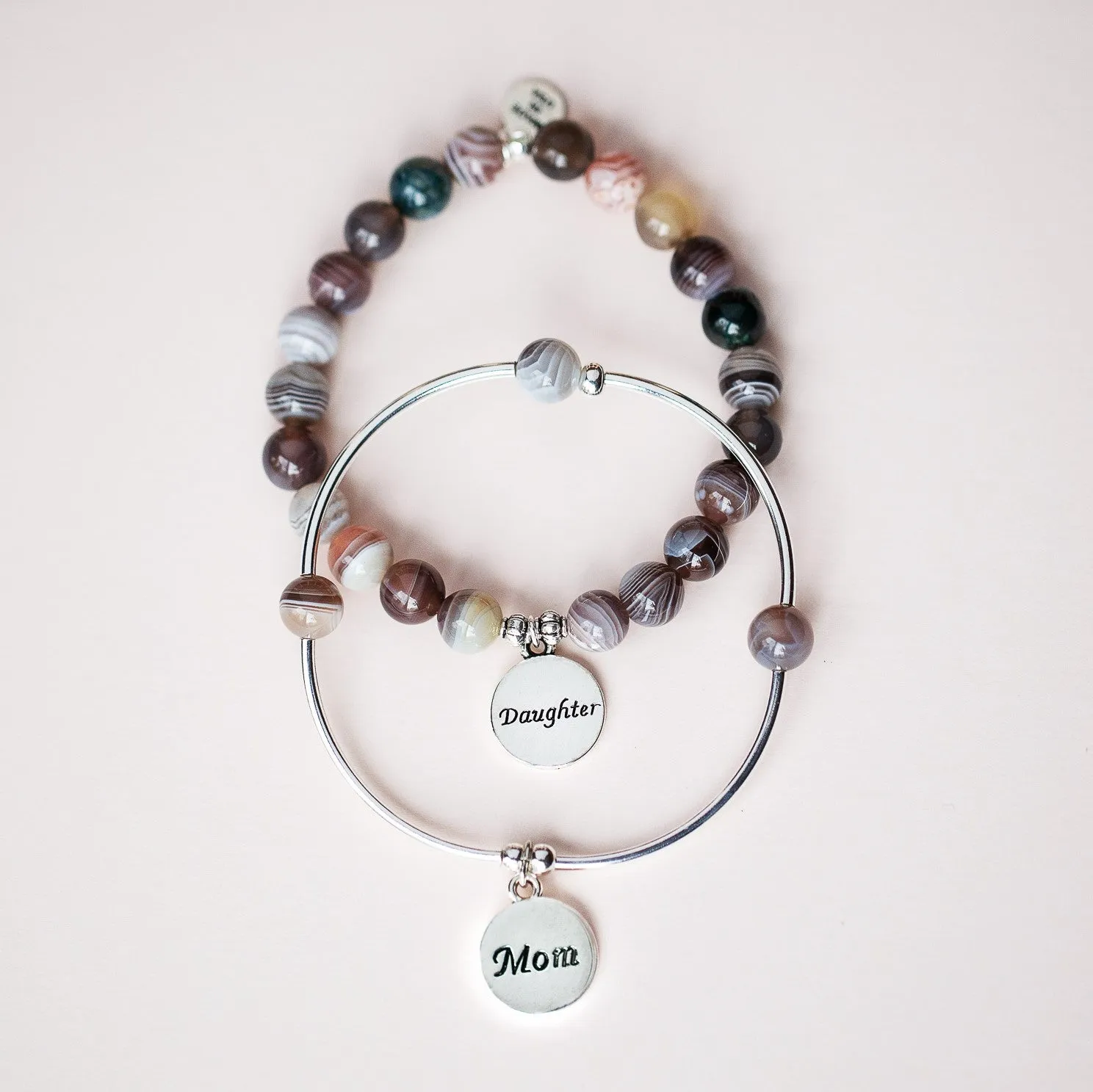 Godmother | Soft Bangle Charm Bracelet | African Turquoise