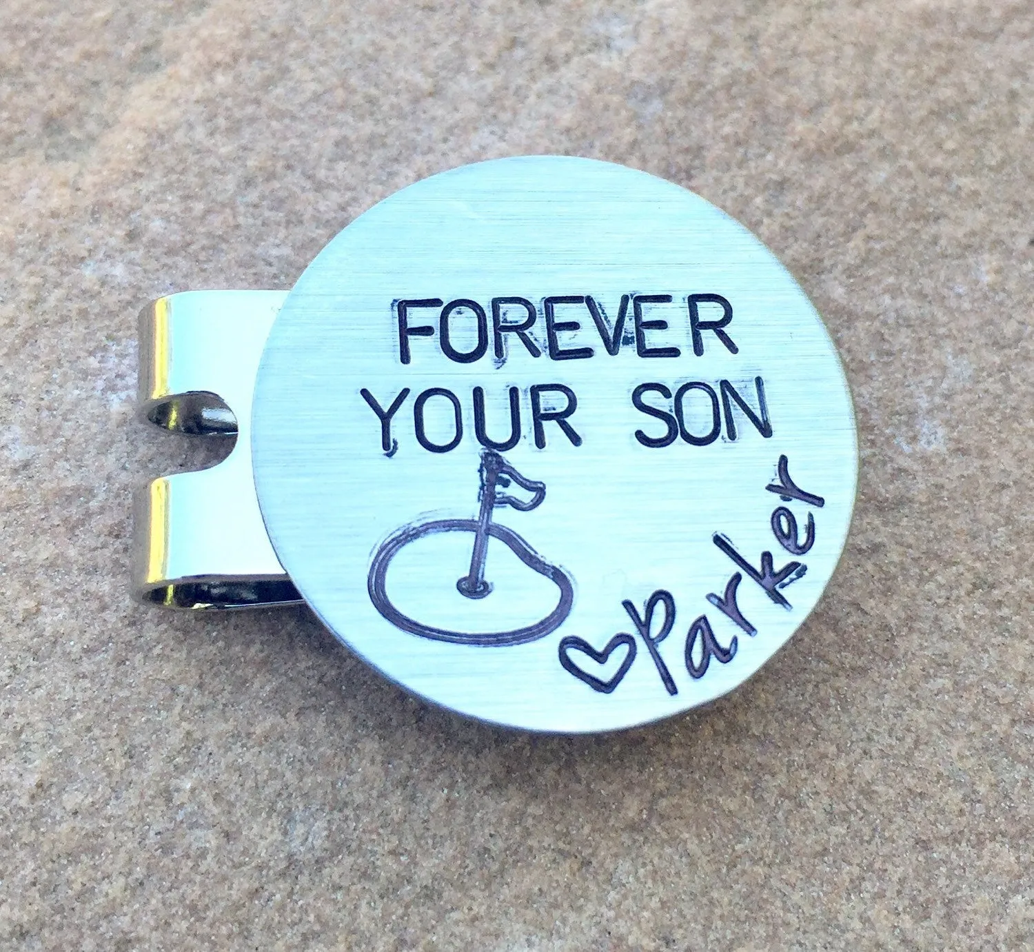 Golf Marker, Kick Putt Dad, Boyfriend Gifts, Golf Gifts, Husband Gift, Personalized Golf Marker, Hat Clip, Gifts for Dad, natashaaloha