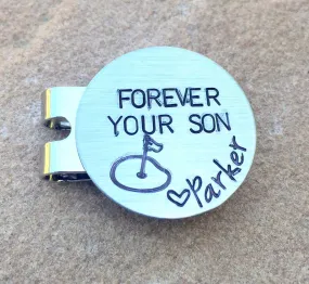 Golf Marker, Kick Putt Dad, Boyfriend Gifts, Golf Gifts, Husband Gift, Personalized Golf Marker, Hat Clip, Gifts for Dad, natashaaloha