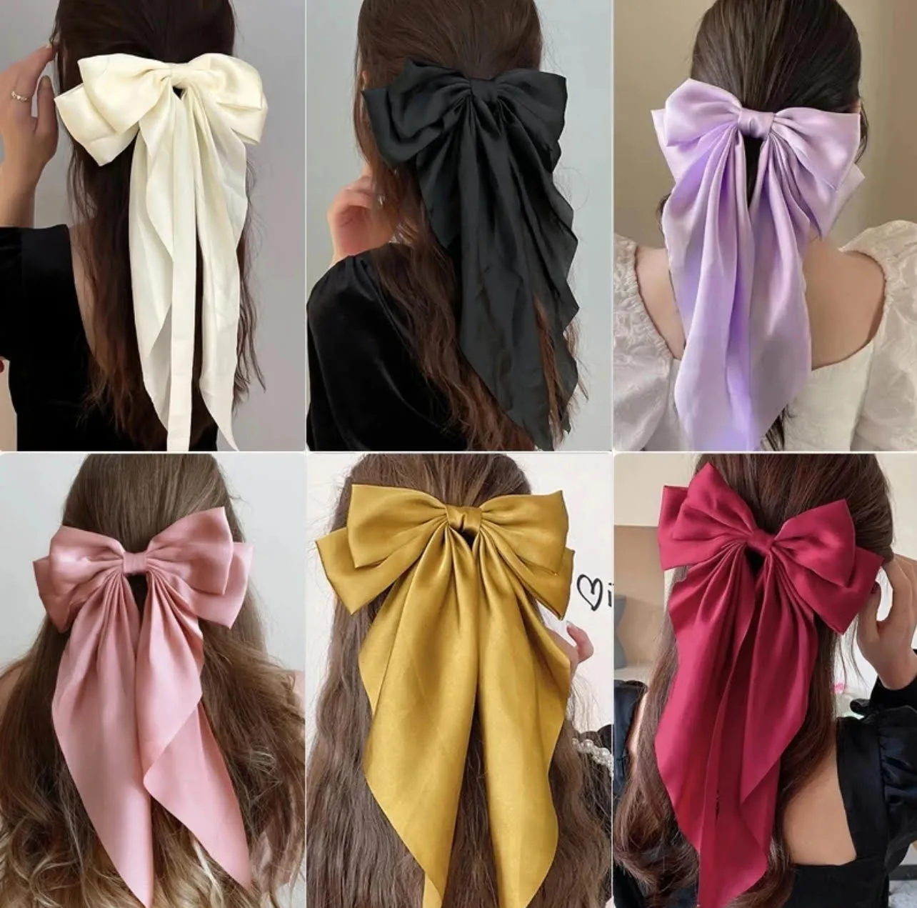 Hair bow clip