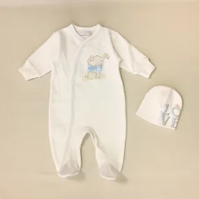 Itty Bitty Baby Bow Tie Elephant Layette Set