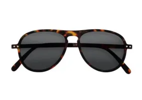 Sure! Heres an optimized title for the product:

Izipizi #I Tortoise Sunglasses with Grey Lenses - Chic UV Protection Eyewear