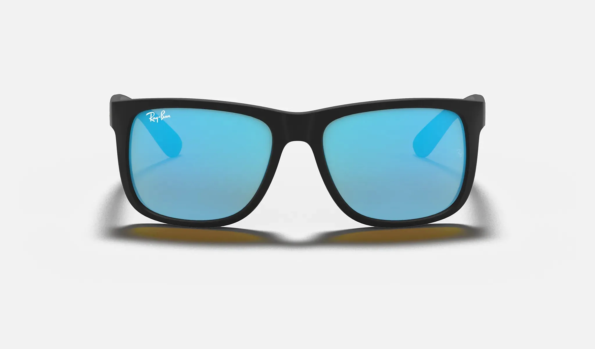 Justin Color Mix - Black w/ Blue Mirror Lenses (Non-Polarized)