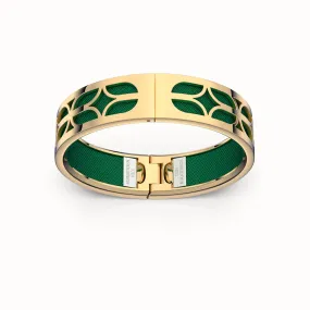 Kawung Bangle - Emerald Green