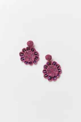 Kiera Earrings in Purple