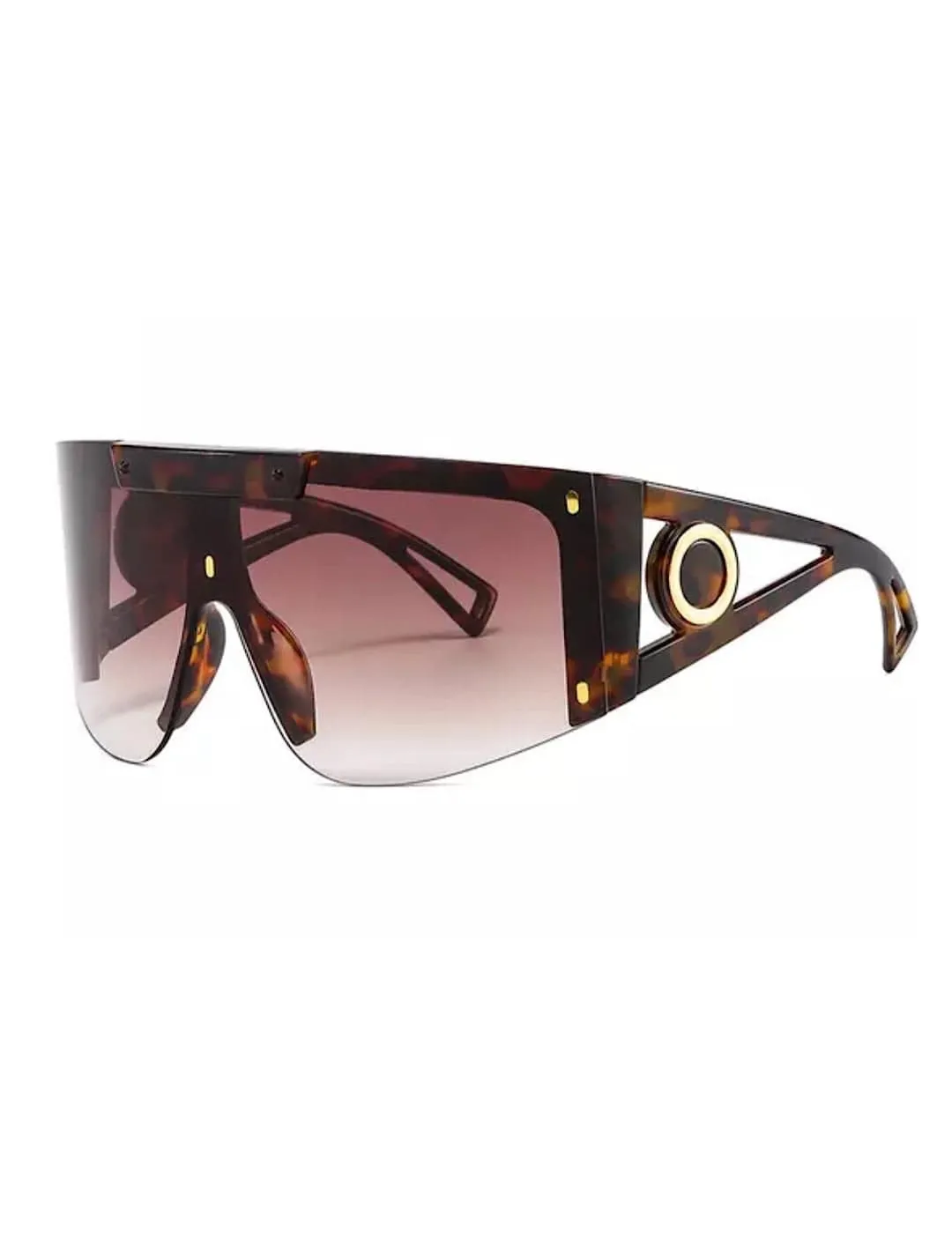 Ladies Oversized Square Frame Sunglasses