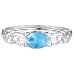 Larimar Sea Grass Bangle