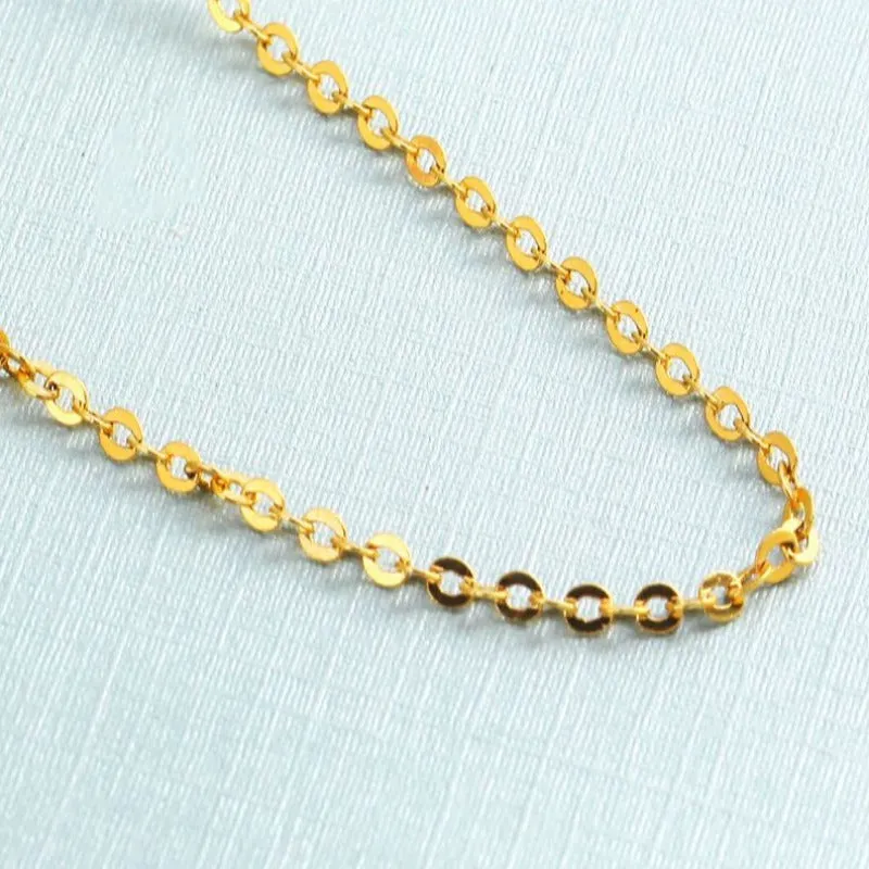 Long Chain Wave Necklace