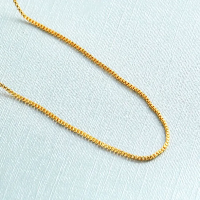 Long Chain Wave Necklace