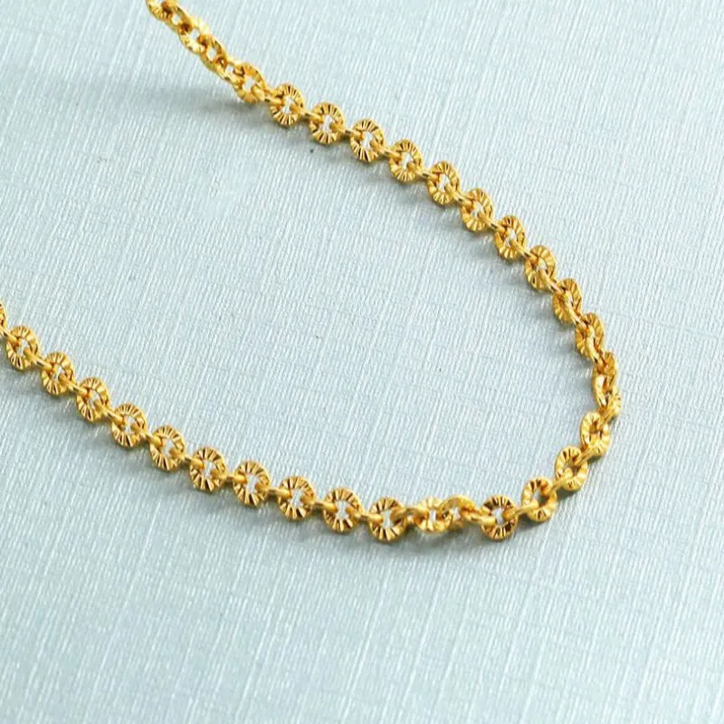 Long Chain Wave Necklace