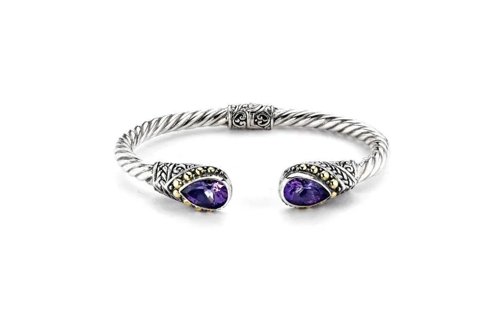 Mandara Bangle- Amethyst