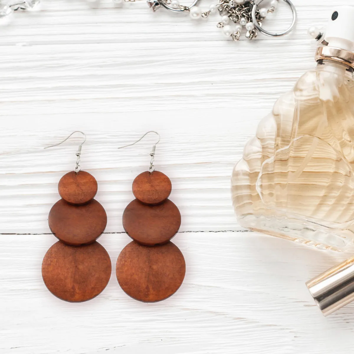 Natural  Wooden  Earrings