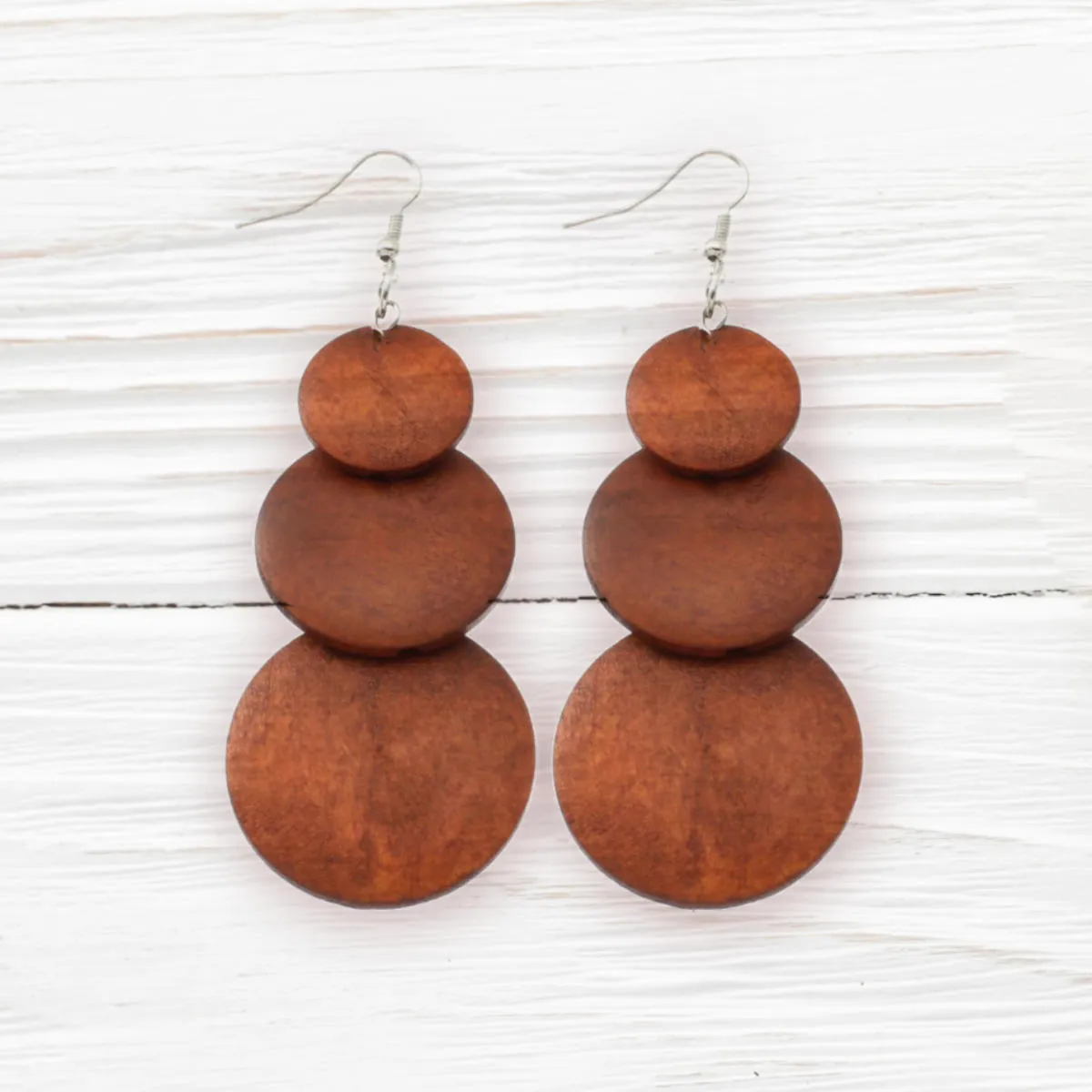 Natural  Wooden  Earrings