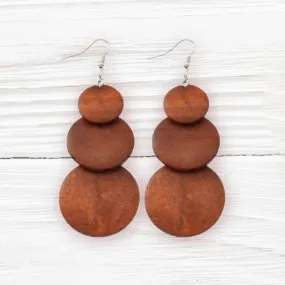 Natural  Wooden  Earrings