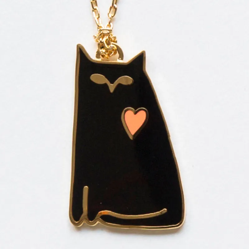 Necklace Cat Love