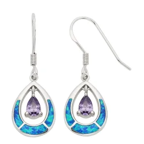 Opal Teardrop Earrings