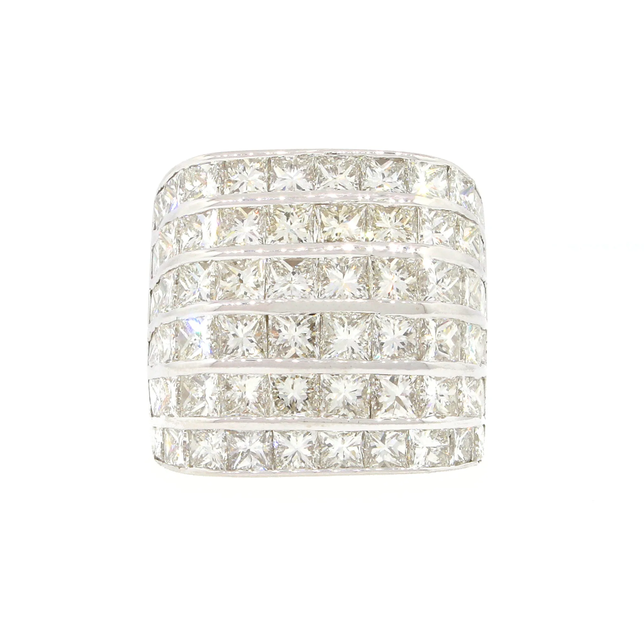 Princess Cut Diamond Band