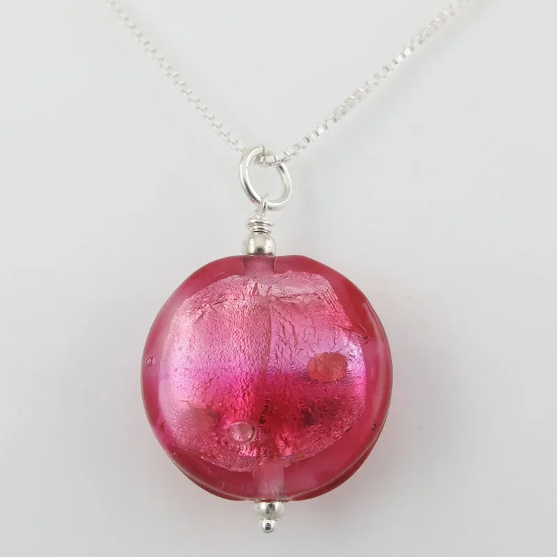 raspberry sparkle mini pendant