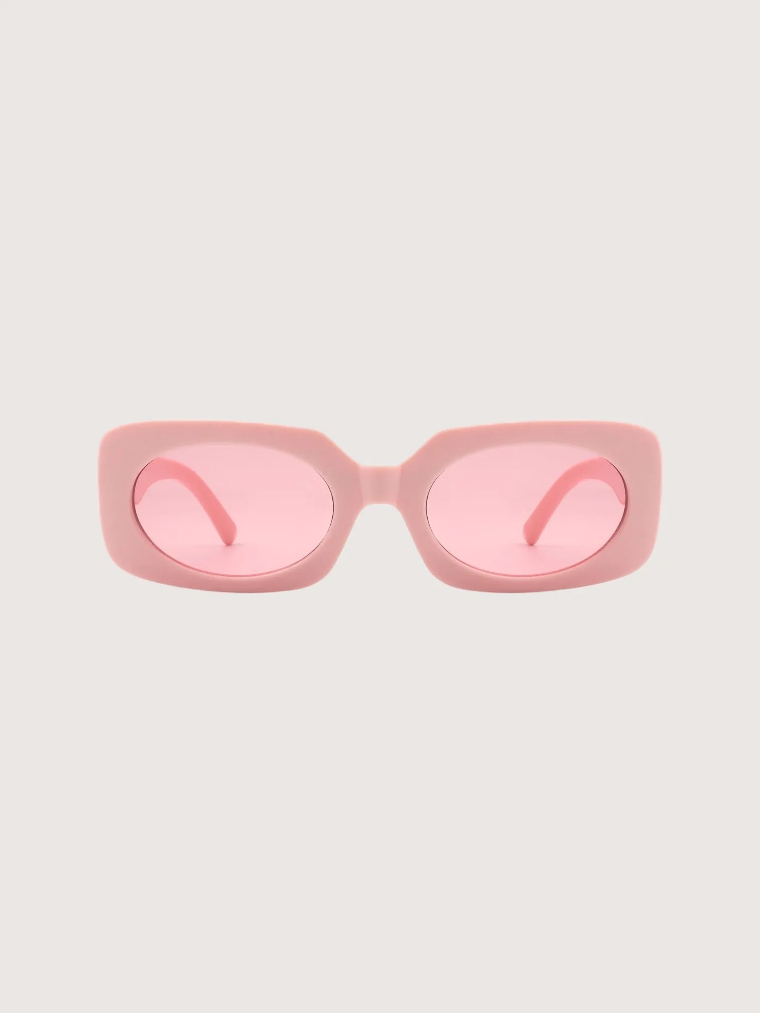 Rectangle Sunglasses | Pink