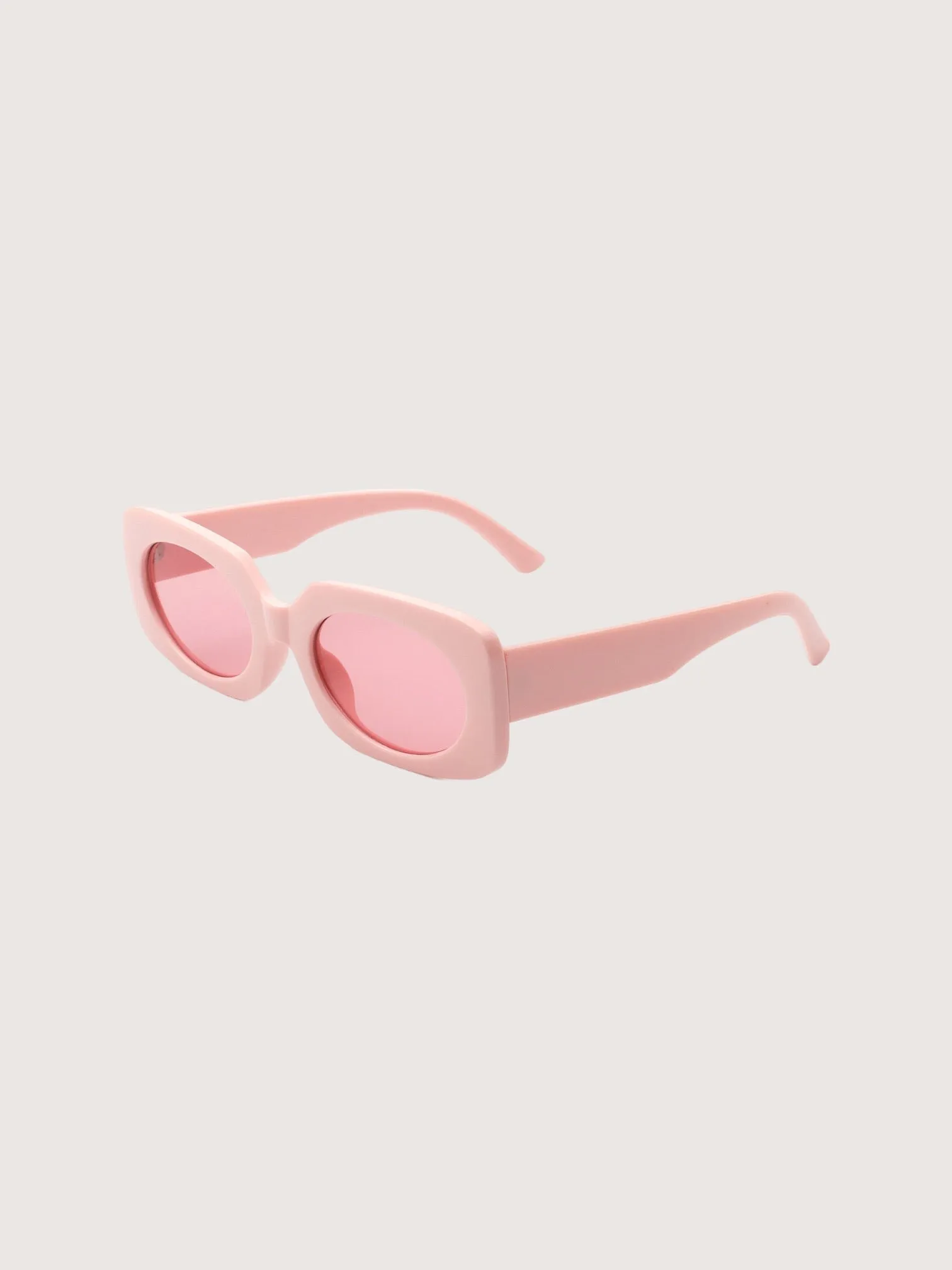 Rectangle Sunglasses | Pink