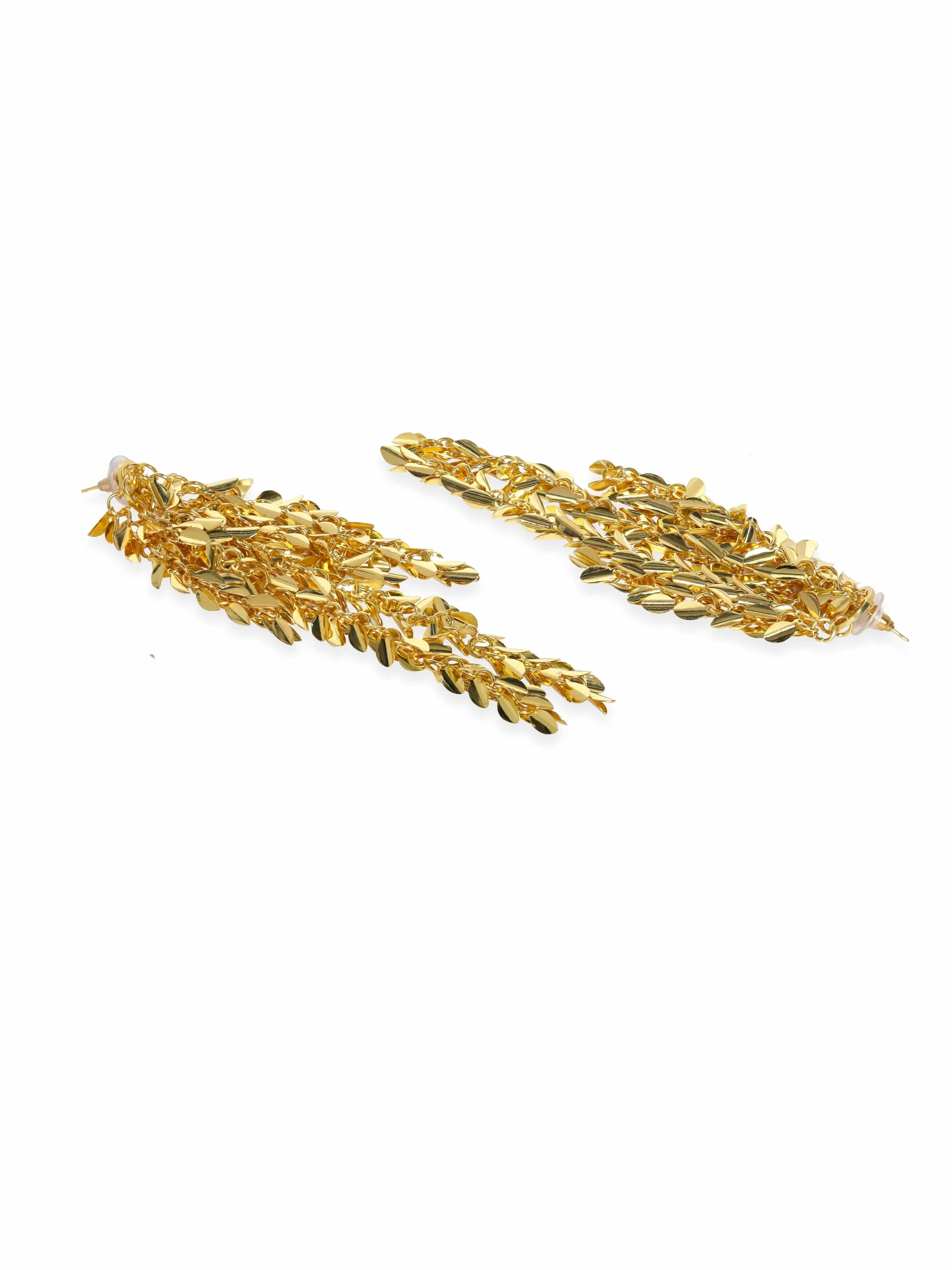 Rubans Voguish Golden Cascade Shoulder Duster Earrings