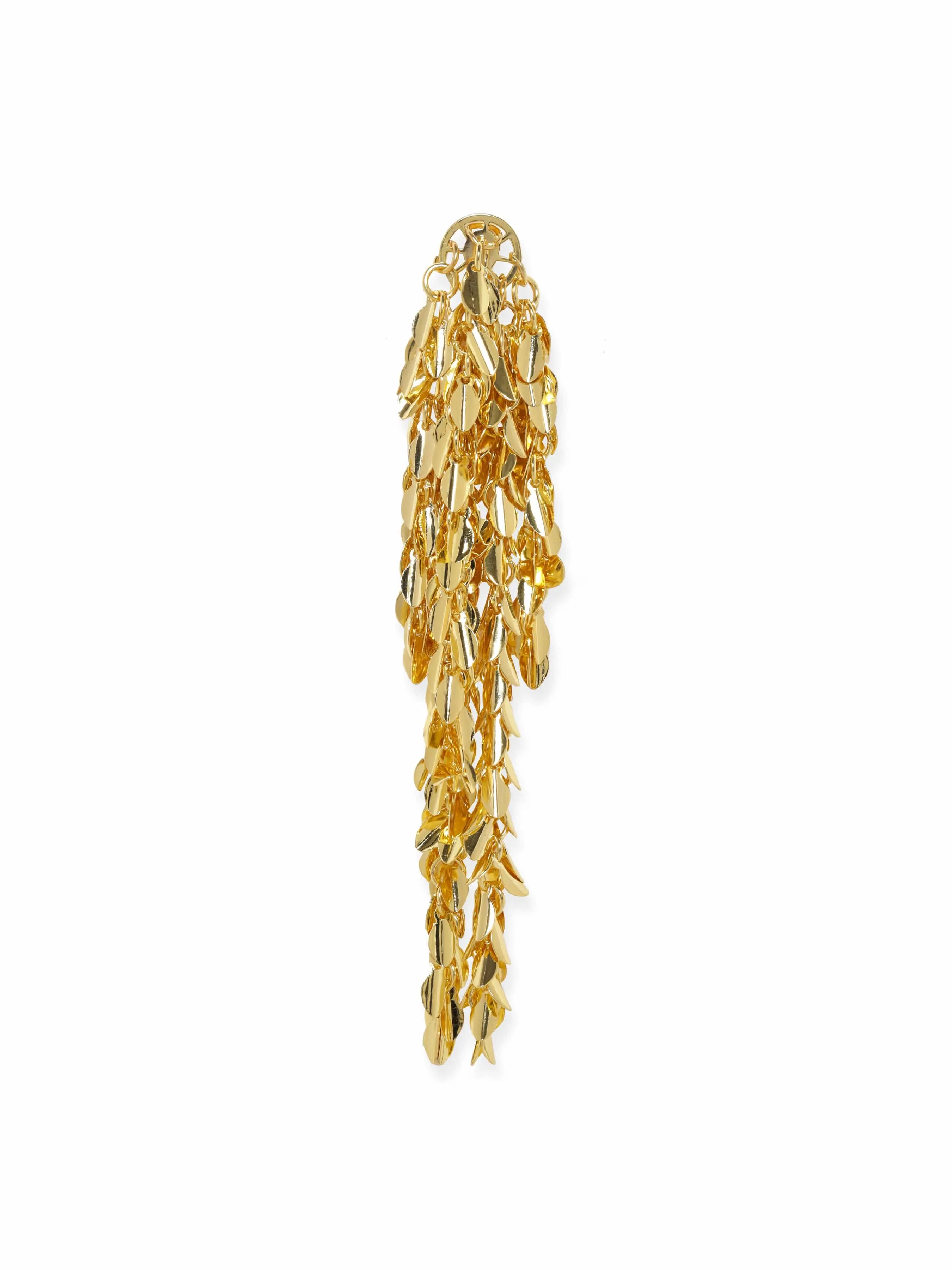 Rubans Voguish Golden Cascade Shoulder Duster Earrings