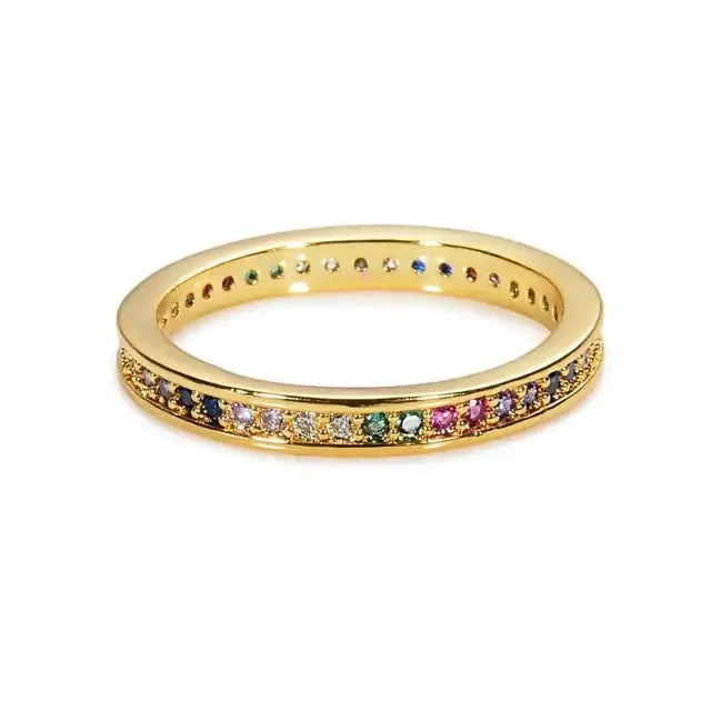 Ruka Rainbow Ring Gold