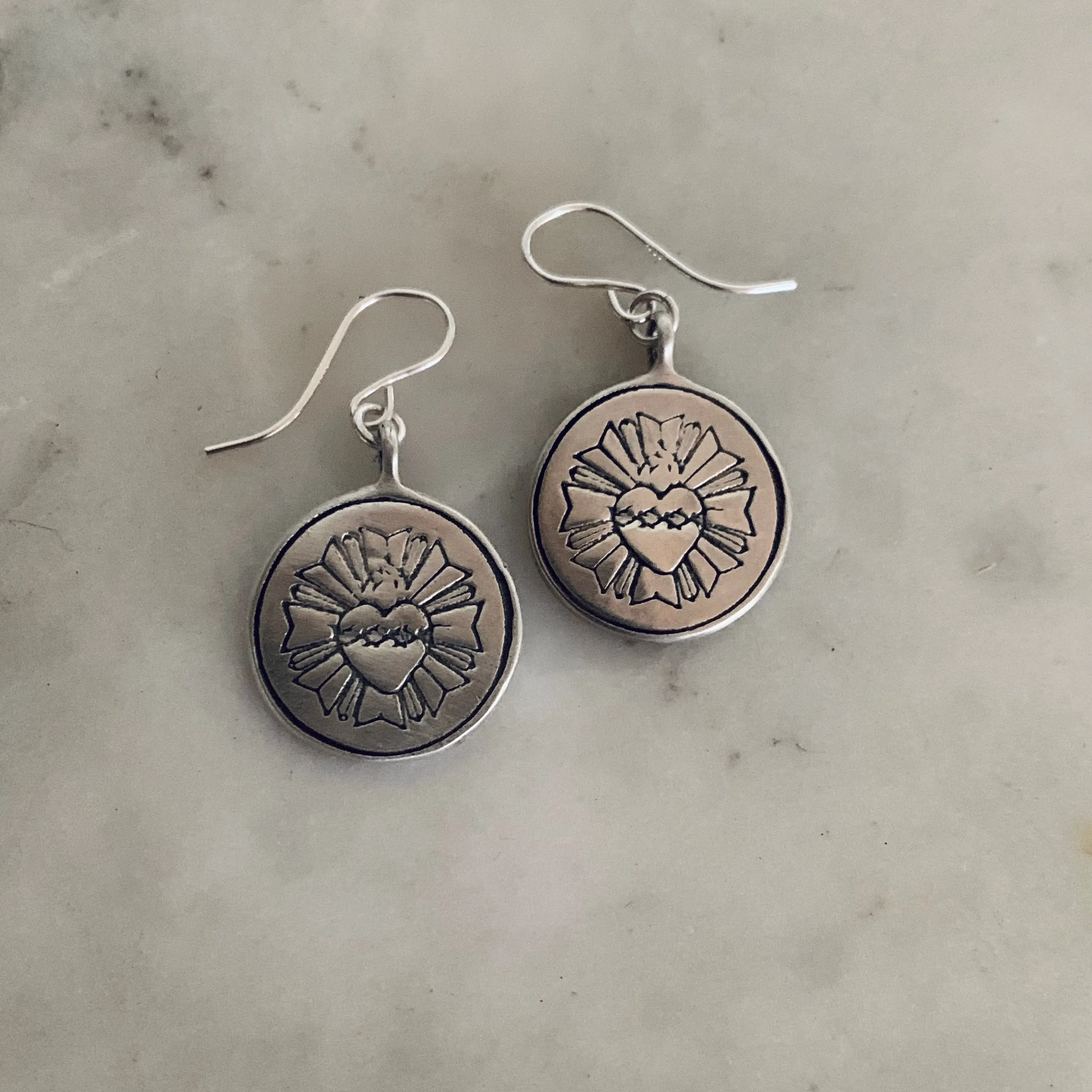 SACRED HEART EARRINGS