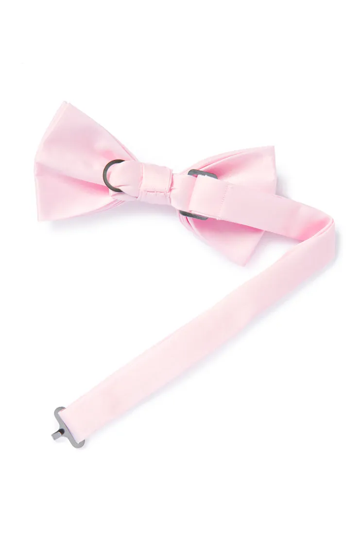 Satin Bow Tie - Light Pink