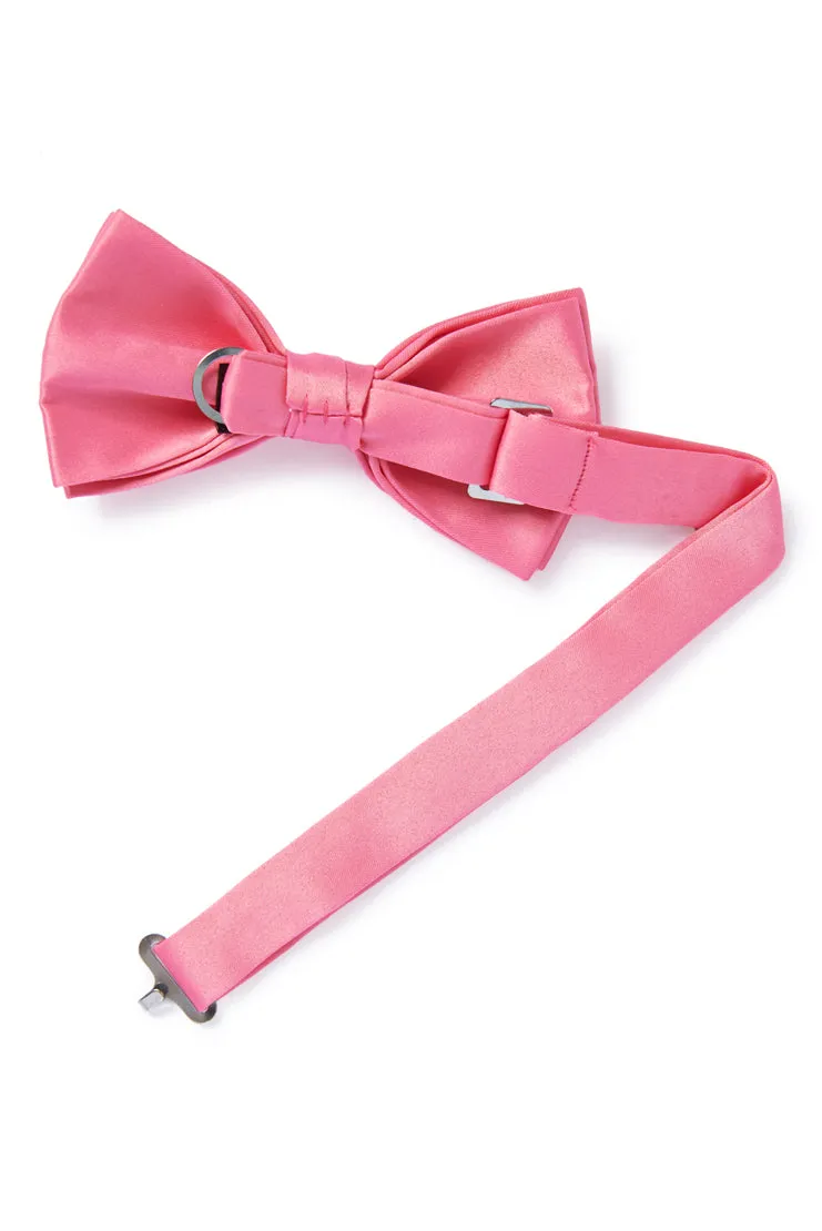 Satin Bow Tie - Pink