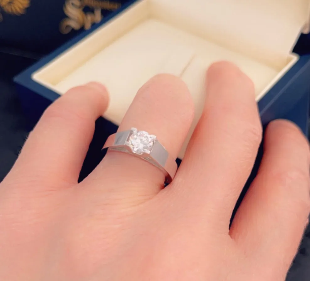 Solitaire engagement ring ZER053