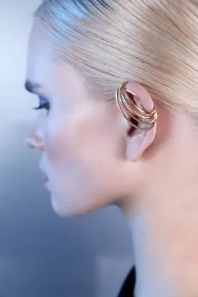 Spiral ear-cuff in gold