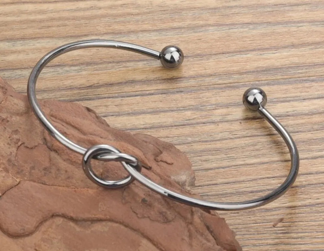 Stainless Steel Knot Bangle