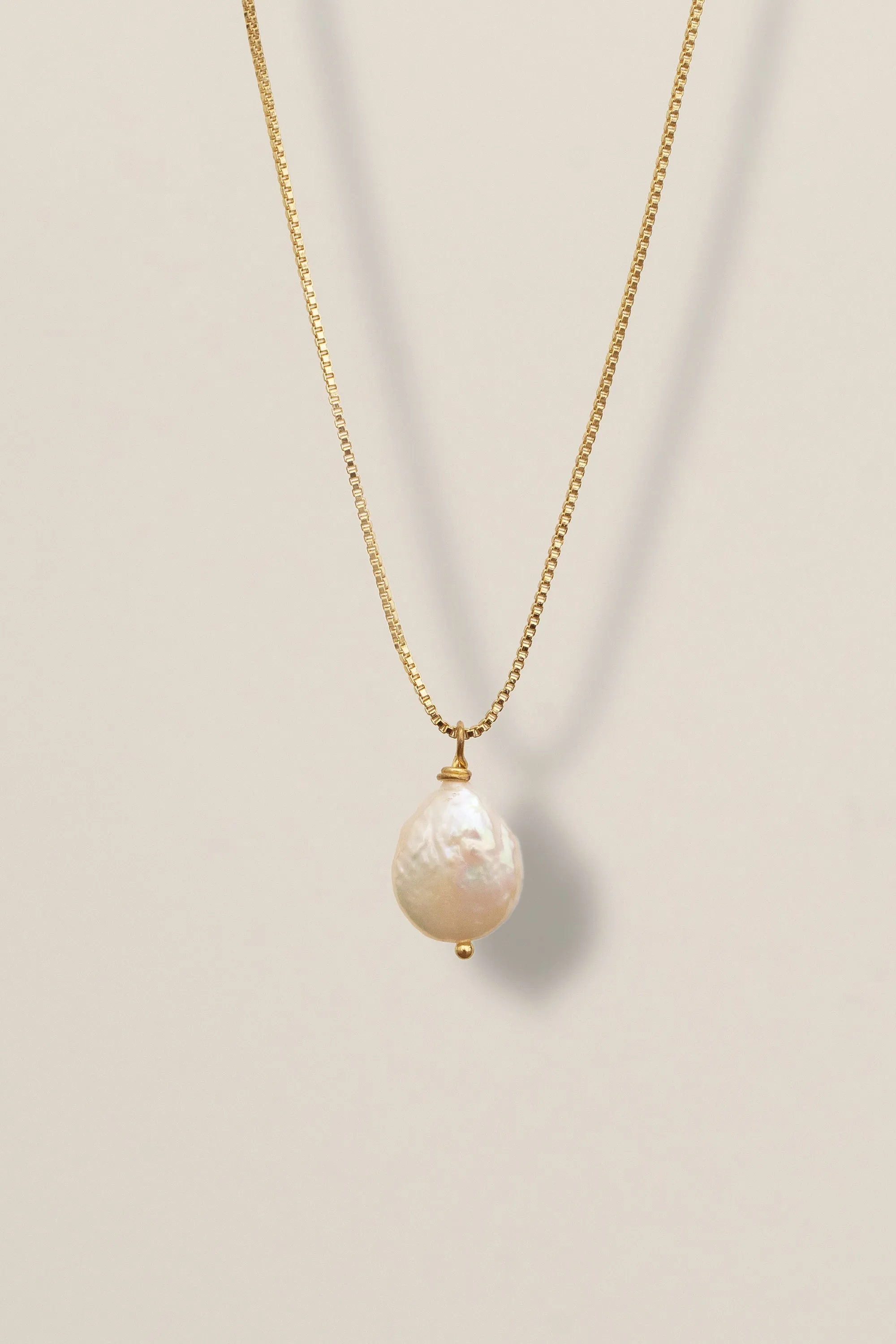 Stardust Baroque Pearl Necklace