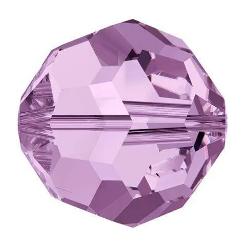 Swarovski 4mm Round - Light Amethyst (10 Pack)