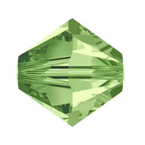 Swarovski 5mm Bicone - Peridot (10 Pack) XILION