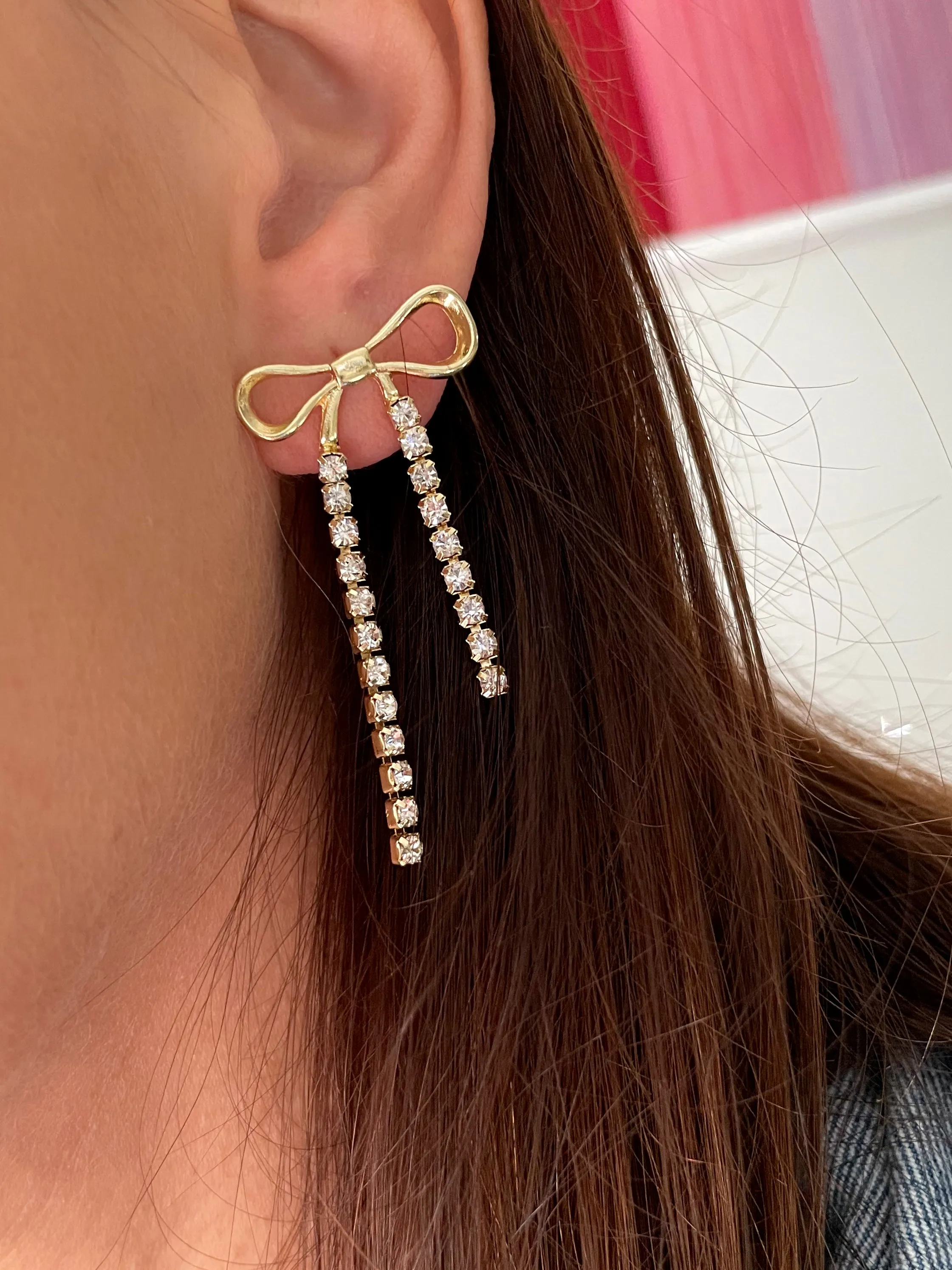 Tassel Bow Earrings