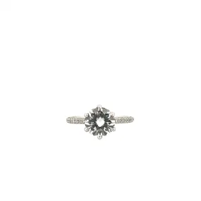 The Bow Engagement Ring With 2.00 Carat Round Brilliant Labgrown Center Stone