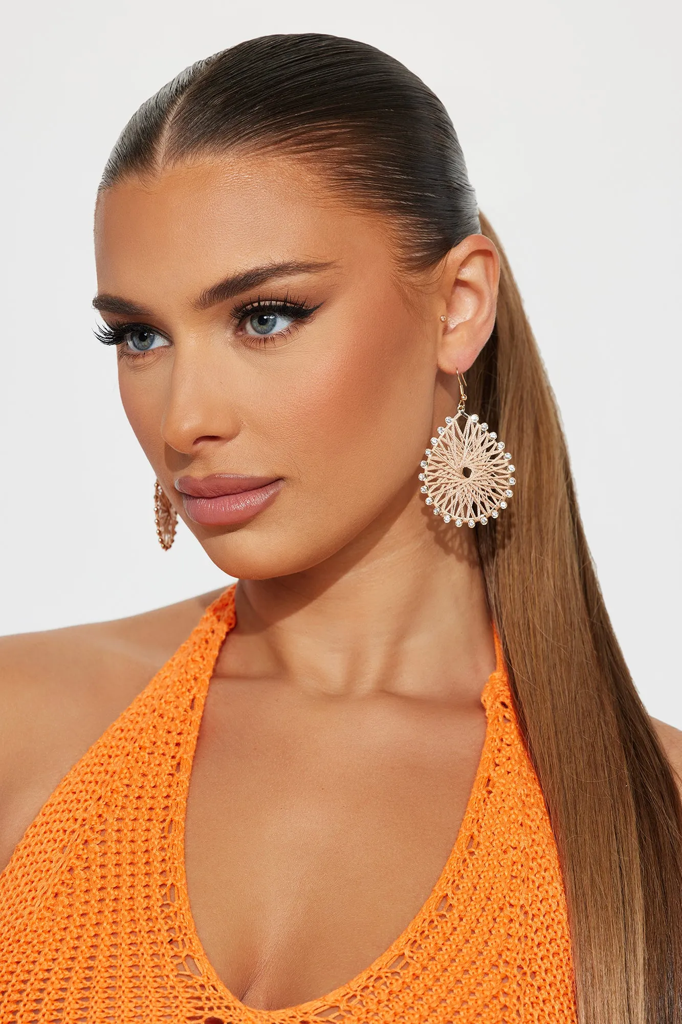 Tropical Escape Earrings - Tan