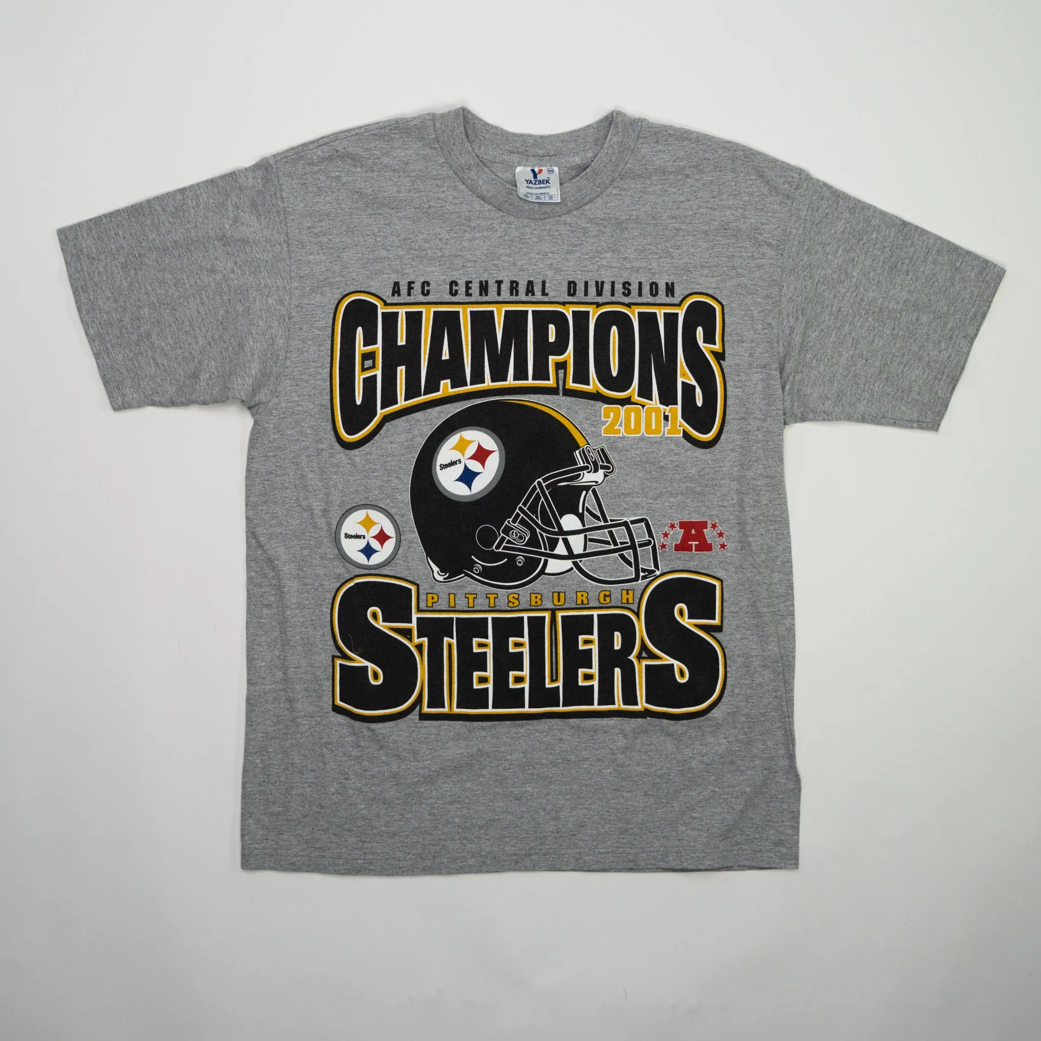 Vintage '01 Steelers AFC Central Division Graphic Tee (S/M)