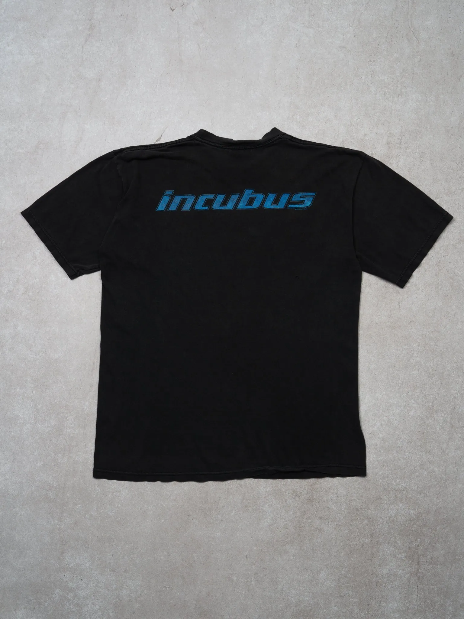 Vintage '02 Rugged Authentic Black Incubus Tee (S/M)