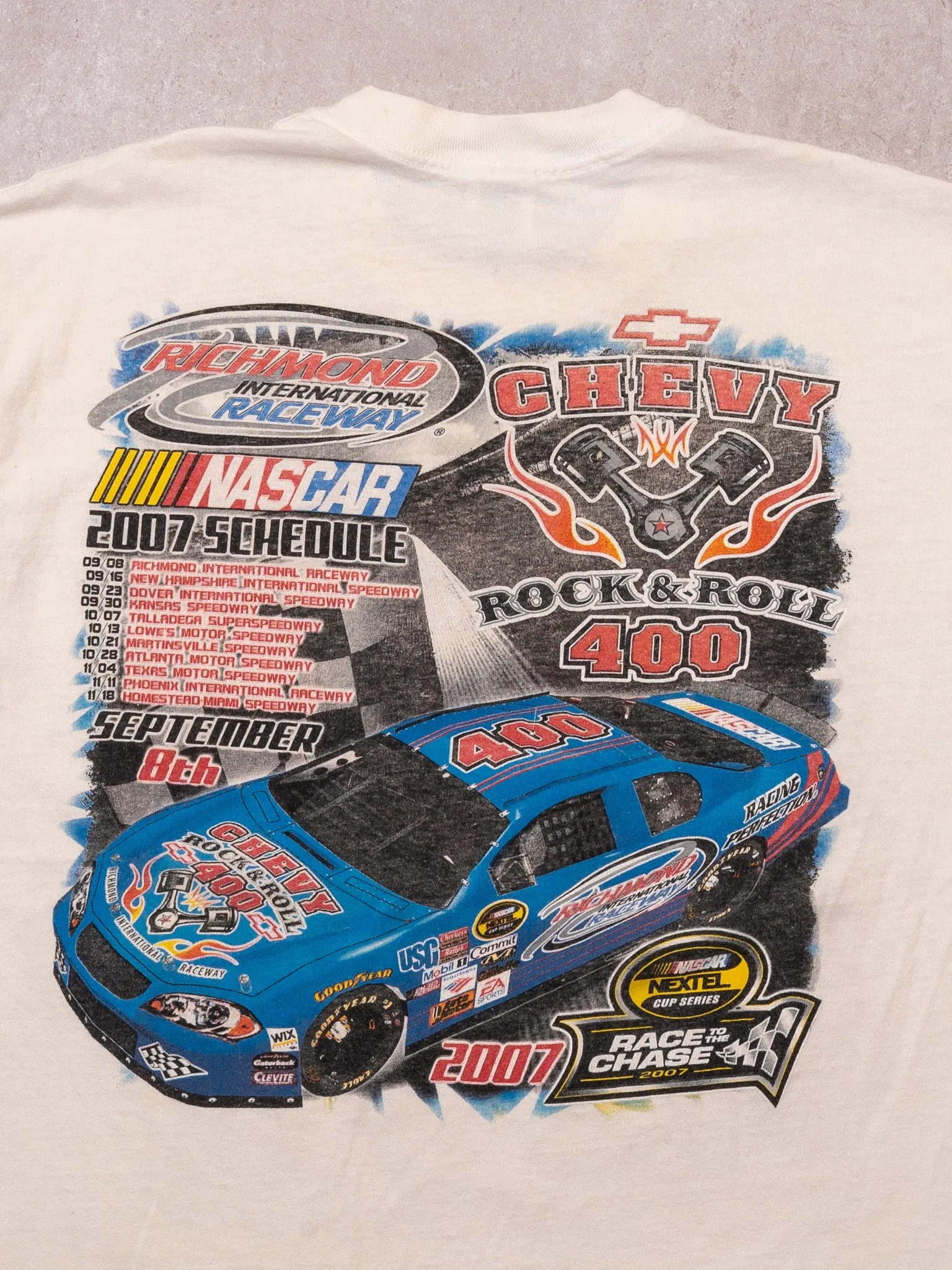 Vintage '07 Richmond International Raceway Chevy 400 Tee (L)